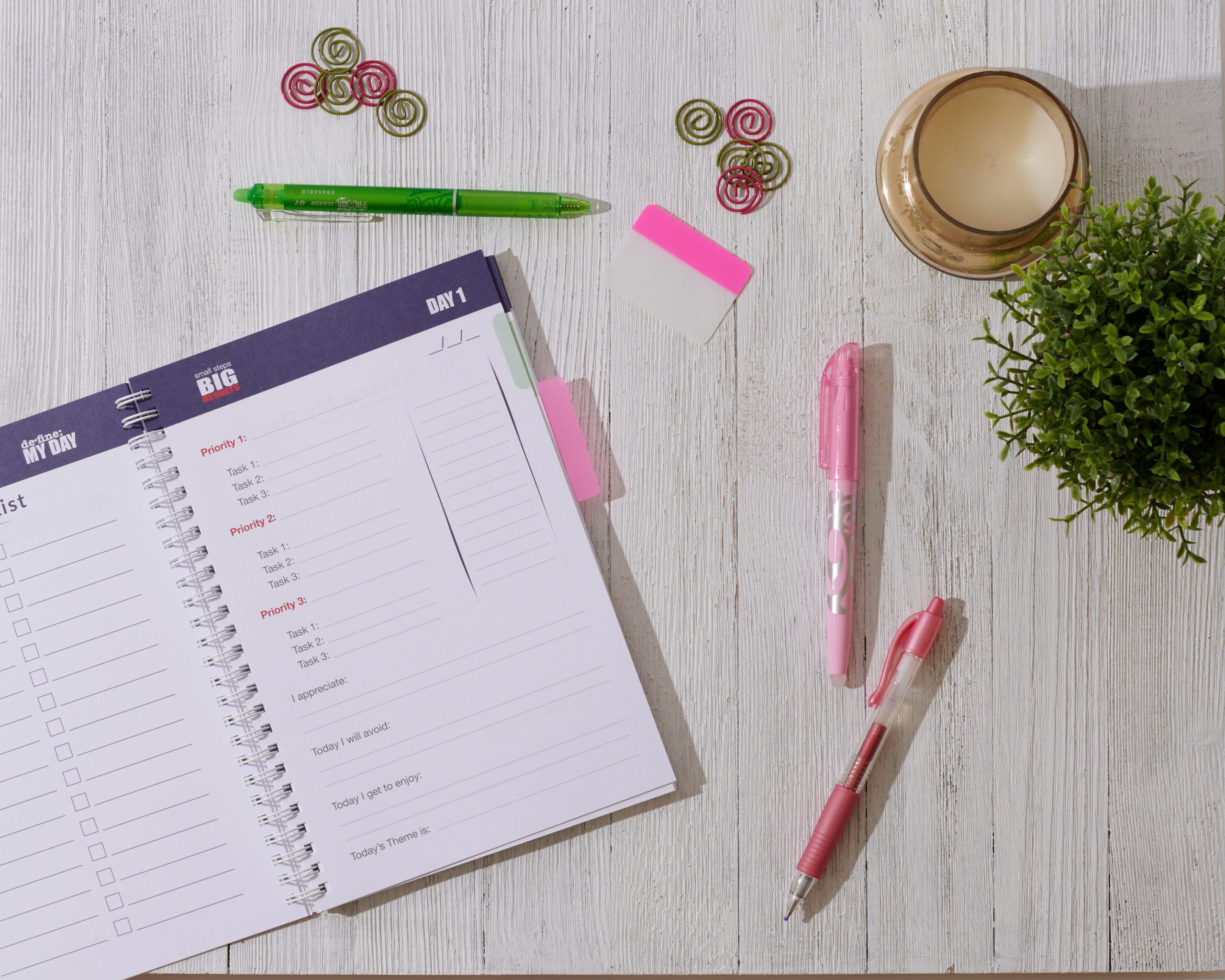 Why the Define My Day Planner is Better than Using a Planning App